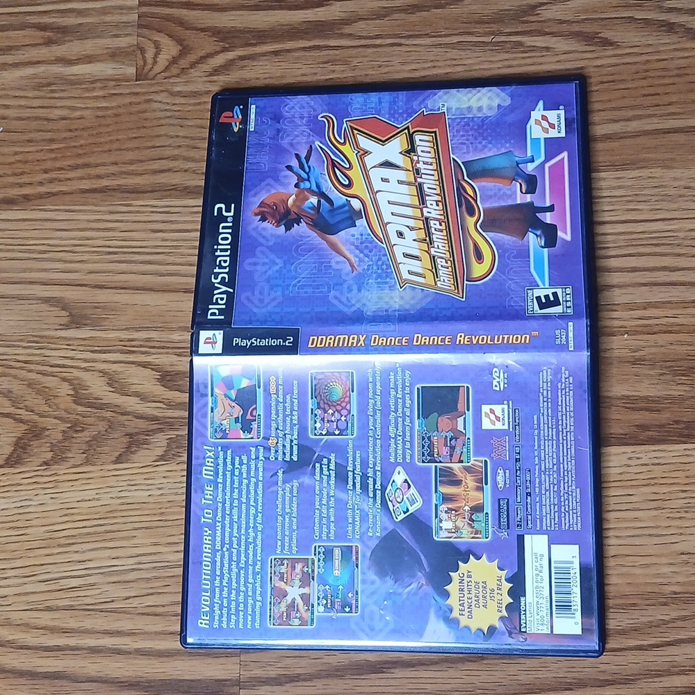 Playstation 2 DDRMAX Dance Dance Revolution PS2 Case ONLY‎ (NO MANUAL NO GAME) - Picture 3 of 3